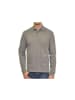 Ragman Poloshirt langarm in grau