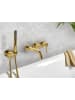 Beliani Wannenarmaturen JAVIRA in Gold - (W) 31 x (H) 164 x (L) 21 cm