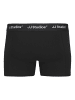 JACK & JONES Junior 3er Pack Boxershorts JACSOHO SOLID TRUNKS JNR in black black - black