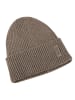 Strickmütze in beige