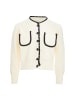 CARNEA Damen Strickjacke in Wollweiss