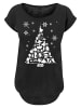 F4NT4STIC Long Cut T-Shirt Star Wars Christmas Weihnachtsbaum in schwarz