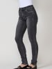 KOROSHI Schlanke Push-Up-Jeans mit Stickerei für Damen in SCHWARZER DENIM