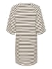 Soaked in Luxury Jerseykleid SLIngo Casual fit in White and Black Stripe