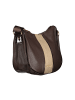 Laura Biagiotti Braun PVC Damen Handtasche