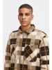 BLEND Hemdjacke BHShirt Fleece in Braun