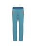 Trollkids Boulder pant "Tronfjell" in Blaugrün/Orange