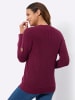 WITT WEIDEN V-Ausschnitt-Pullover in bordeaux