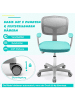 COSTWAY Schreibtischstuhl 3-10 Jahren Drehbar in Türkis