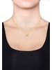 Elli Halskette 925 Sterling Silber Kreis in Gold