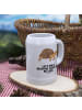 Mr. & Mrs. Panda Bierkrug Schildkröte MHerzieren mit Spruch in Weiß