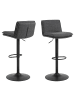 ebuy24 Barhocker Flynn Grau 2er Set