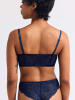Erlich Textil  FLUID LACE BANDEAU BRALETTE in mitternachtblau