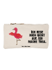 Mr. & Mrs. Panda Etui Flamingo Yoga mit Spruch in Weiß
