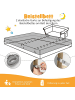 COSTWAY 4 in 1 Babywiege in Beige
