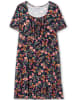 sheego by Joe Browns Jerseykleid in nachtblau-gemustert
