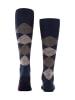 Burlington Socken 1er Pack in Dunkelblau/Grau