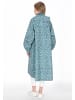 Schmuddelwedda Women Coat in aqua navy leo