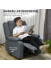 HOMCOM Relaxsessel-87L x 96B x 98H cm-Dunkelgrau