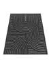 KADIMA DESIGN Teppich Kurzflor Struktur Wohnzimmer in Anthrazit