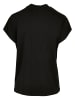 Urban Classics Urban Classics Damen Ladies Oversized Cut On Sleeve Viscose Tee in black