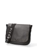 John Richmond Umhängetasche in BLACK AND DARK GREY