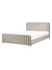 Beliani Doppelbett LUNAN in Grau - (W) 146 x (H) 101 x (L) 215 cm