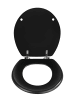 Wenko WC-Sitz Prima Schwarz Matt, WC-Sitz Mod. Prima Schwarz Matt in Schwarz
