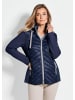 GOLDNER Steppjacke mit abnehmbarer Kapuze in marine