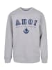 F4NT4STIC Sweatshirt Herren Sweatshirt Ahoi Knut & Jan Hamburg in grau meliert