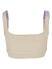 Urban Classics Urban Classics Damen Ladies Color Block Bra in softseagrass/white/lilac