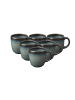 like. by Villeroy & Boch 6er Set Kaffeetassen Lave in 190 ml in Gris
