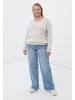 Finn Flare Langarmpullover Basic in beige