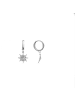 Luxenter Ohrringe Tysco mit Rhodium-Finish – TYSCO