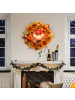 Outsunny Halloween-Kürbiskranz-44L x 9B x 44H cm-Orange