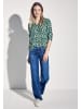 Street One Print Shirt mit Knopfdetail in Mehrfarbig