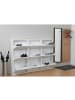 ebuy24 Schuhschrank Pisa Weiß 150 x 16 cm
