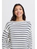 b. young BYNAGLA STRIPED JUMPER - KNIT Loose fit in Marshmallow Mix