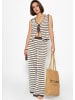 SASSYCLASSY Stricktop mit Schleifenverschluss in Offwhite
