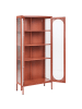Beliani Vitrine FOXTON in Braun - (W) 80 x (H) 181 x (L) 35 cm