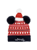 Disney Disney Minnie Christmas-Mütze für Kinder Beanie Wintermütze in Rot