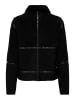 JDY Teddyfell Jacke in Black