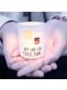 Mr. & Mrs. Panda Glas Windlicht Toast Marmelade mit Spruch in Transparent