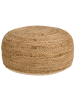 Beliani Pouf JUTUR in Naturfarben/Beige - (W) 70 x (H) 30 x (L) 70 cm