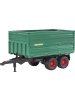 bruder Bruder 02010 Tandemachs-Transportanhänger in Grün ab 3 Jahre
