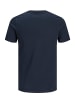 Jack & Jones 2er-Set Plus Size T-Shirt Logo in Blau-Weiß