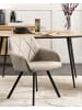 Beliani 2er-Set Esszimmerstuhl MONEE in Beige/Schwarz