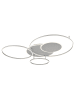 Globo lighting Deckenleuchte "JOHNSON" in silver