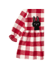 Denokids Kleid Bunny Plaid in rot/weiss