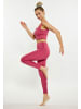IZIA Damen Crop-Top in Dunkelrosa